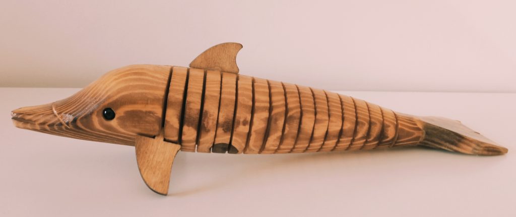 delfín madera
